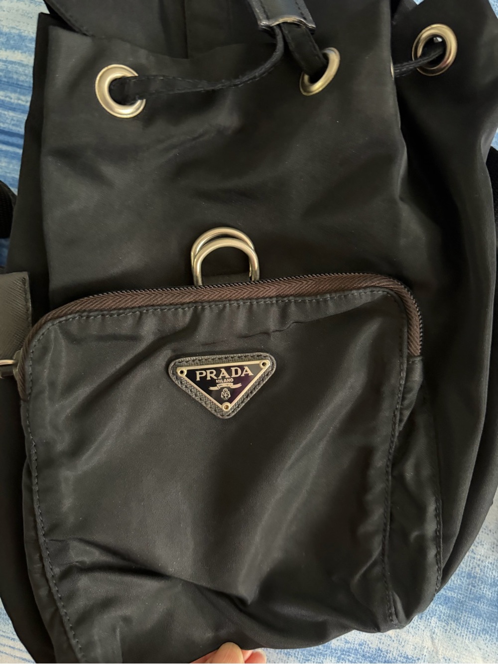 Prada Black Nylon Drawstring Mini Backpack - Picture 10 of 10